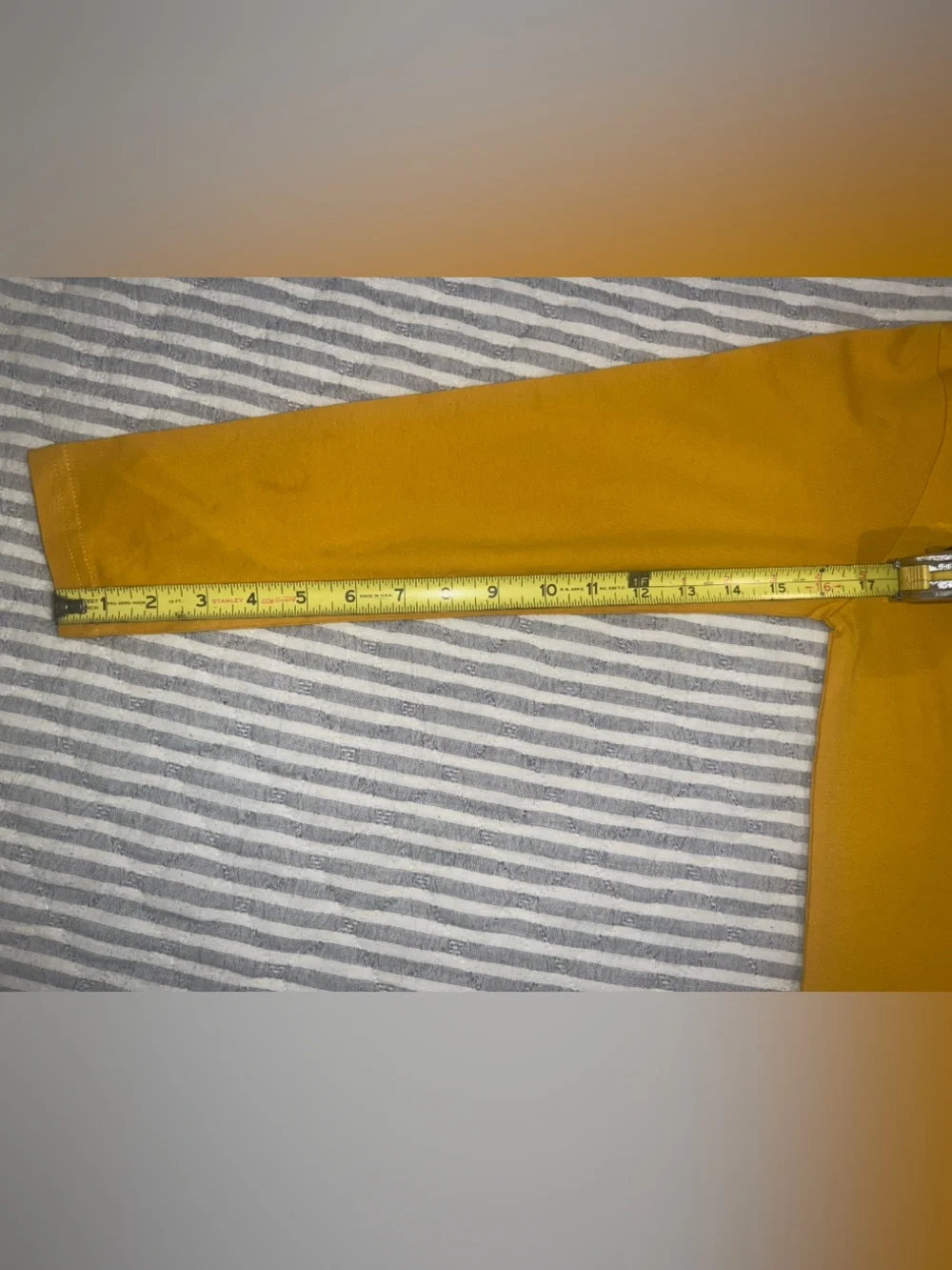 Lacoste x Polaroid Collaboration Long Sleeve Yellow T-Shirt Size 30 (XS)